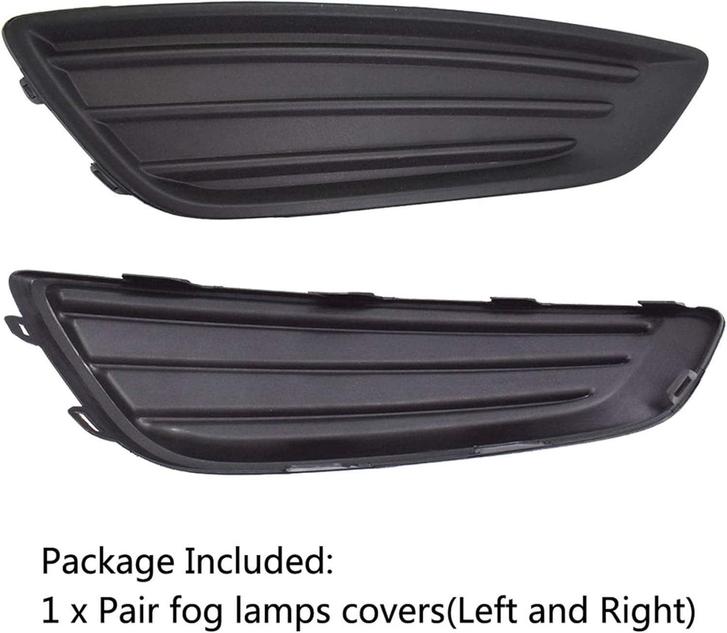labwork 1 Pair of Fog Light Lamp Covers LH and RH Replacement for Focus 2015 2016 2017 2018