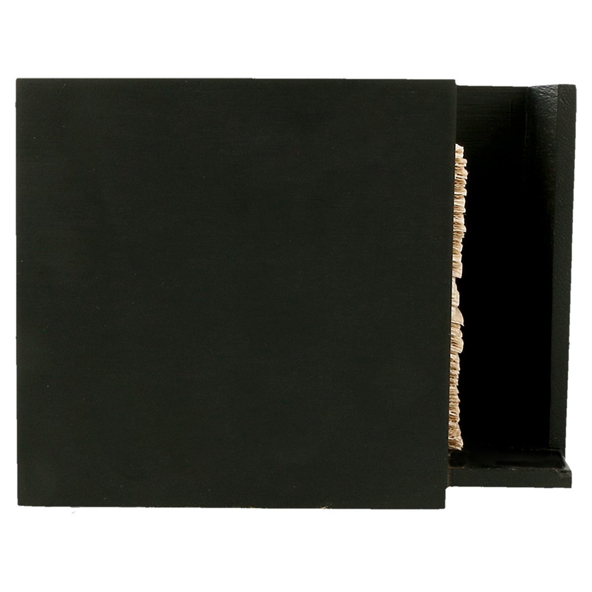 García de Pou 210.40 Servilletero, 13.5 x 13.5 x 10 cm, 24 unidades, Negro Bambú