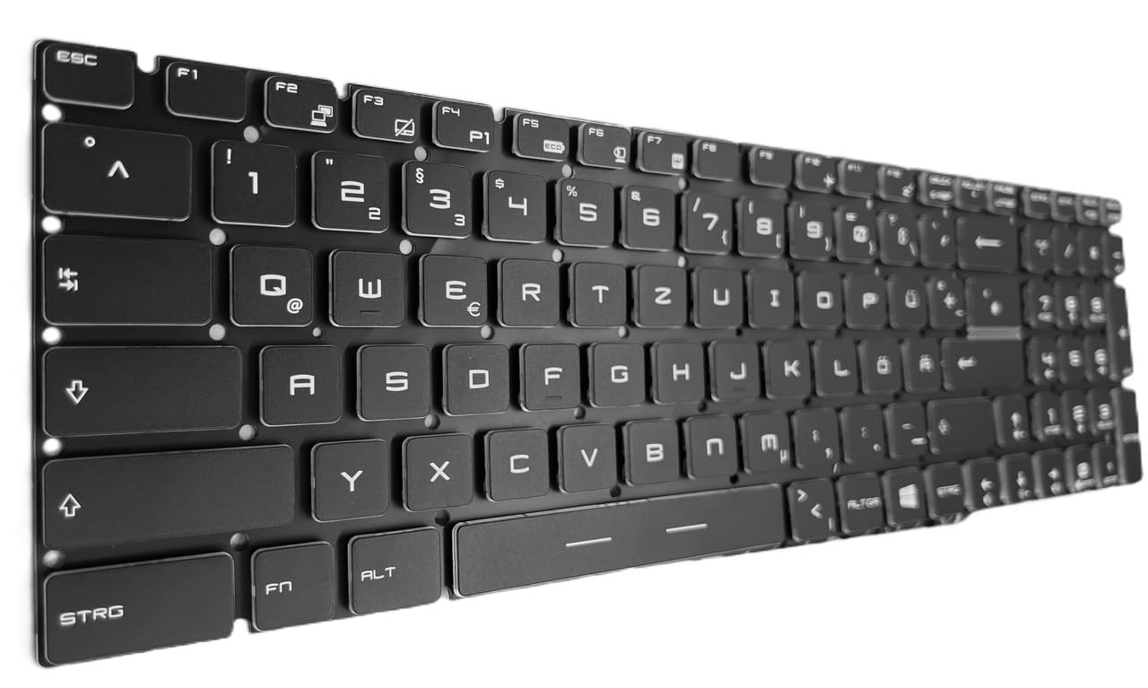 Teclado alemán compatible con MSI GT72 2PC Dominator
