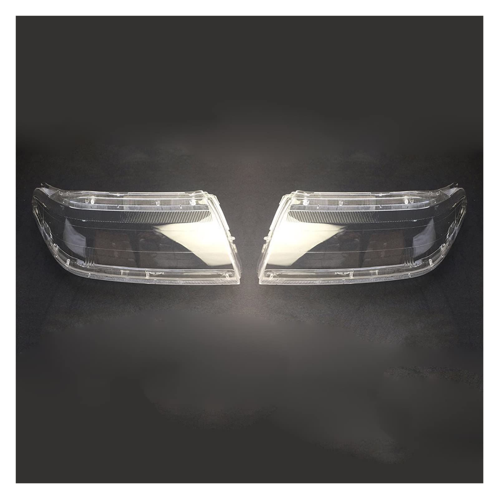 Lente de faro Compatible con Mitsubishi Sport Pajero Race, cubierta de faro de repuesto, luz delantera de coche, carcasa de coche, pantalla transparente(Right)
