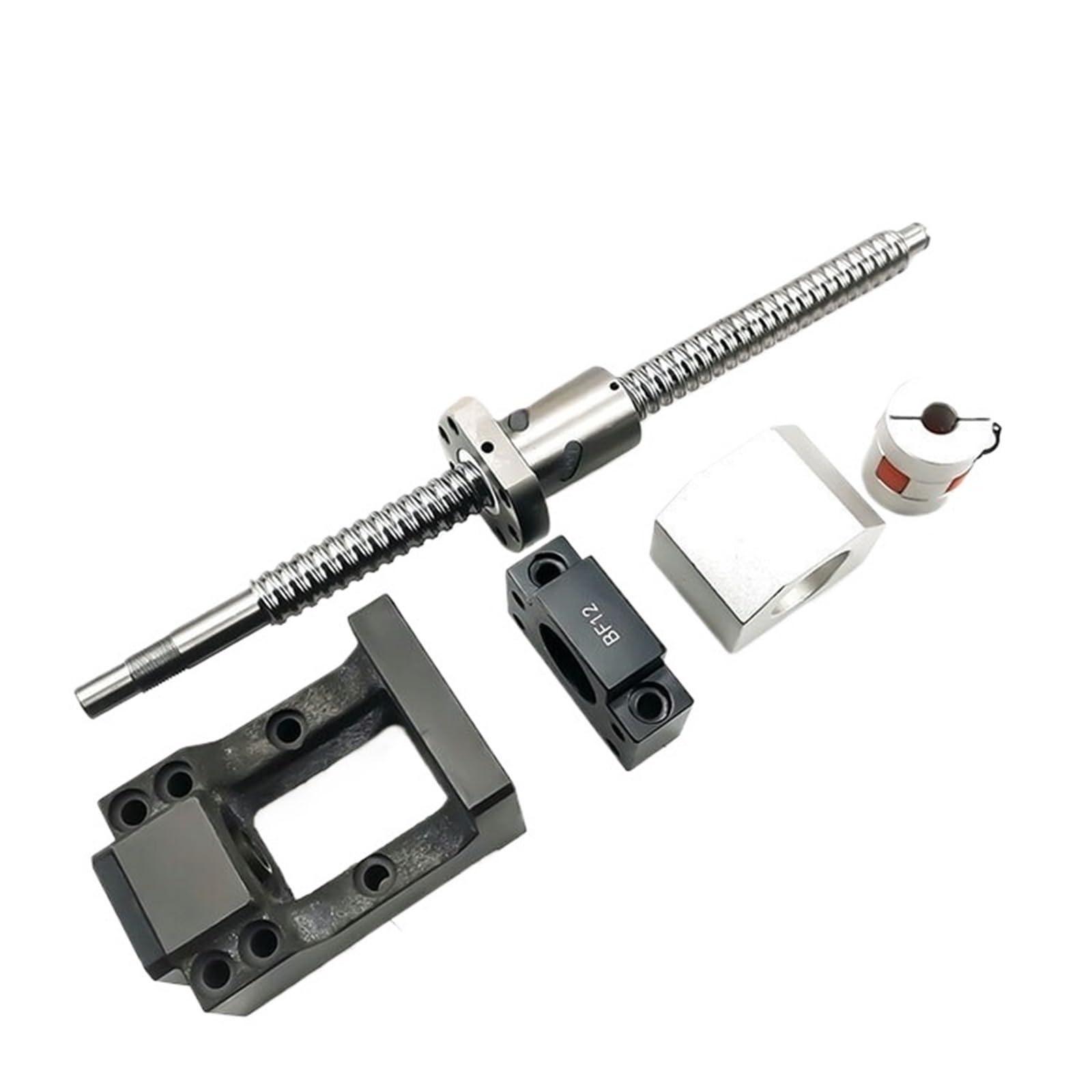 Metal Ball Screw nut end Processing 200-1000mm SFU2510 Ball Screw Ball Screw Nut with HM20-86 C7 Motor Bracket(950mm)