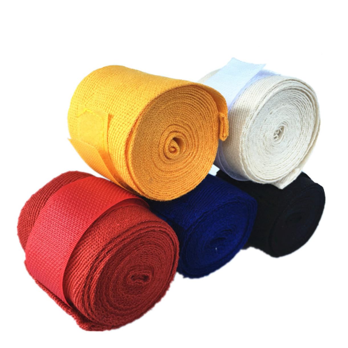 GOOHOCHY Cotton Boxing Wraps 2.5m Hand Wrapping Belt for Boxing Kickboxing Taekwondo