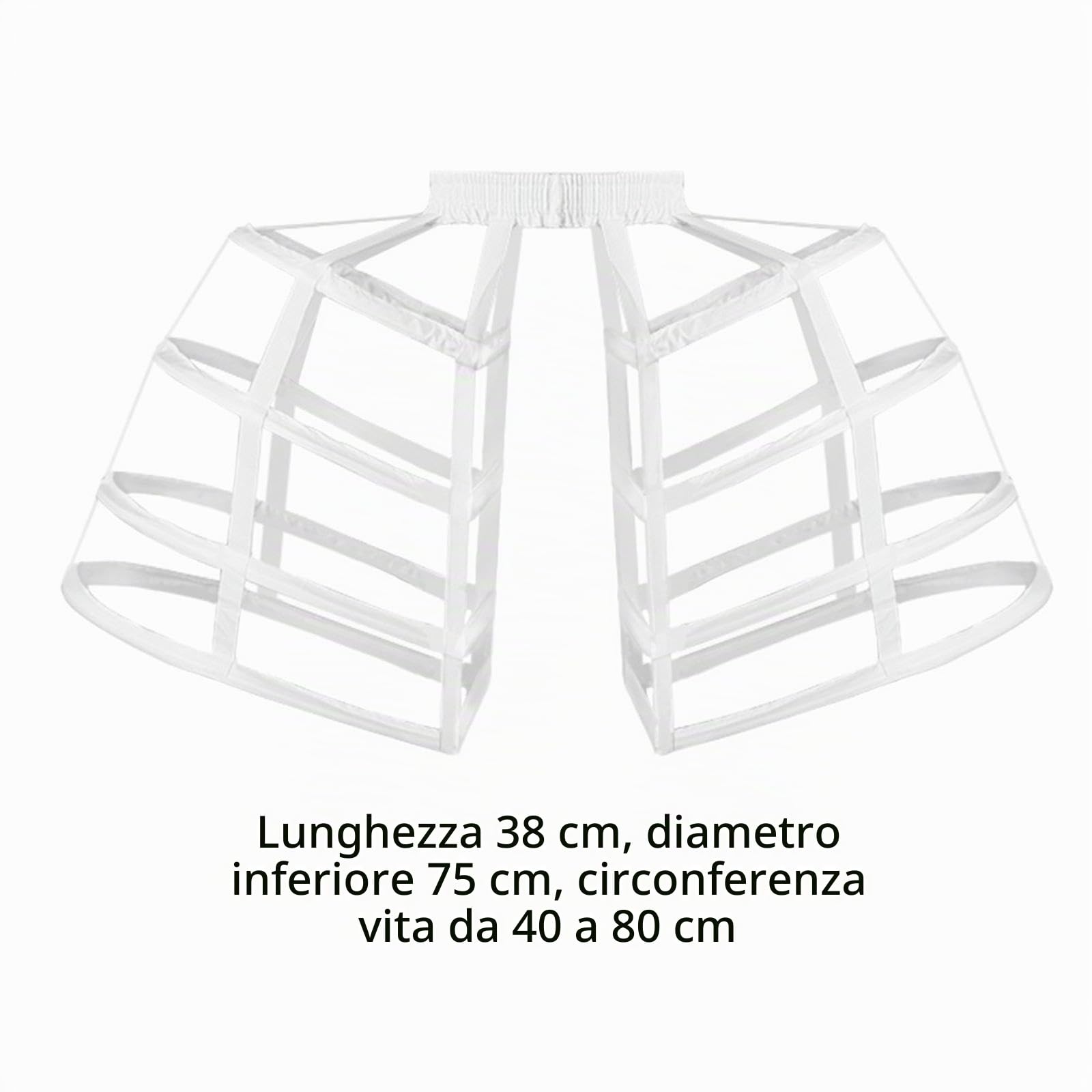 Cerchio a Gabbia, Sottoveste Gonna, Crinolina, Sottogonna, Gabbia Laterale, Borsa Laterale, Donne, Cerchi, Borsa Laterale, Sottoveste, per Matrimonio