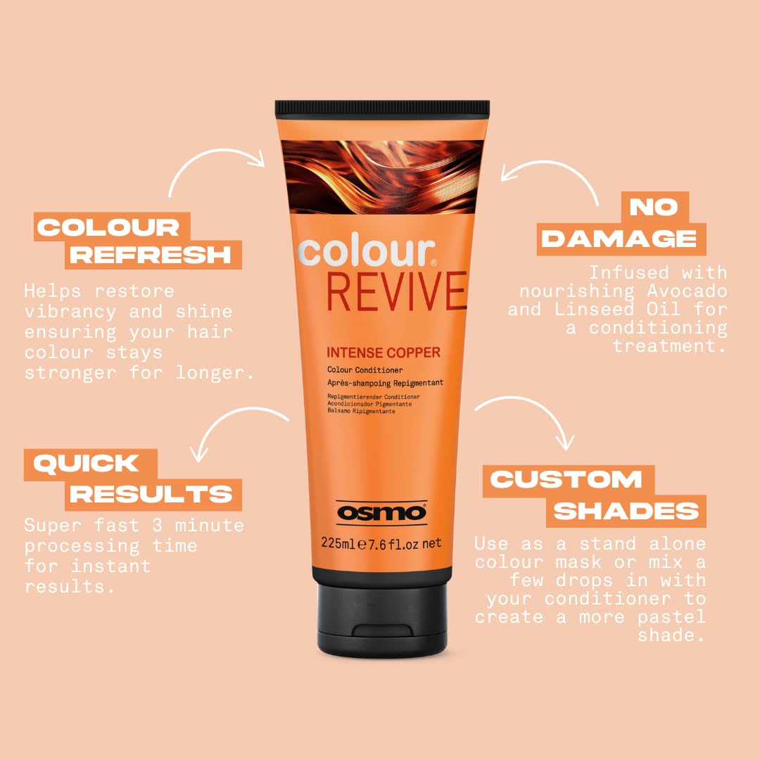 OSMO Color Revive Intense Copper, Blood Orange, 225 ml (Pack of 1) - Image 2