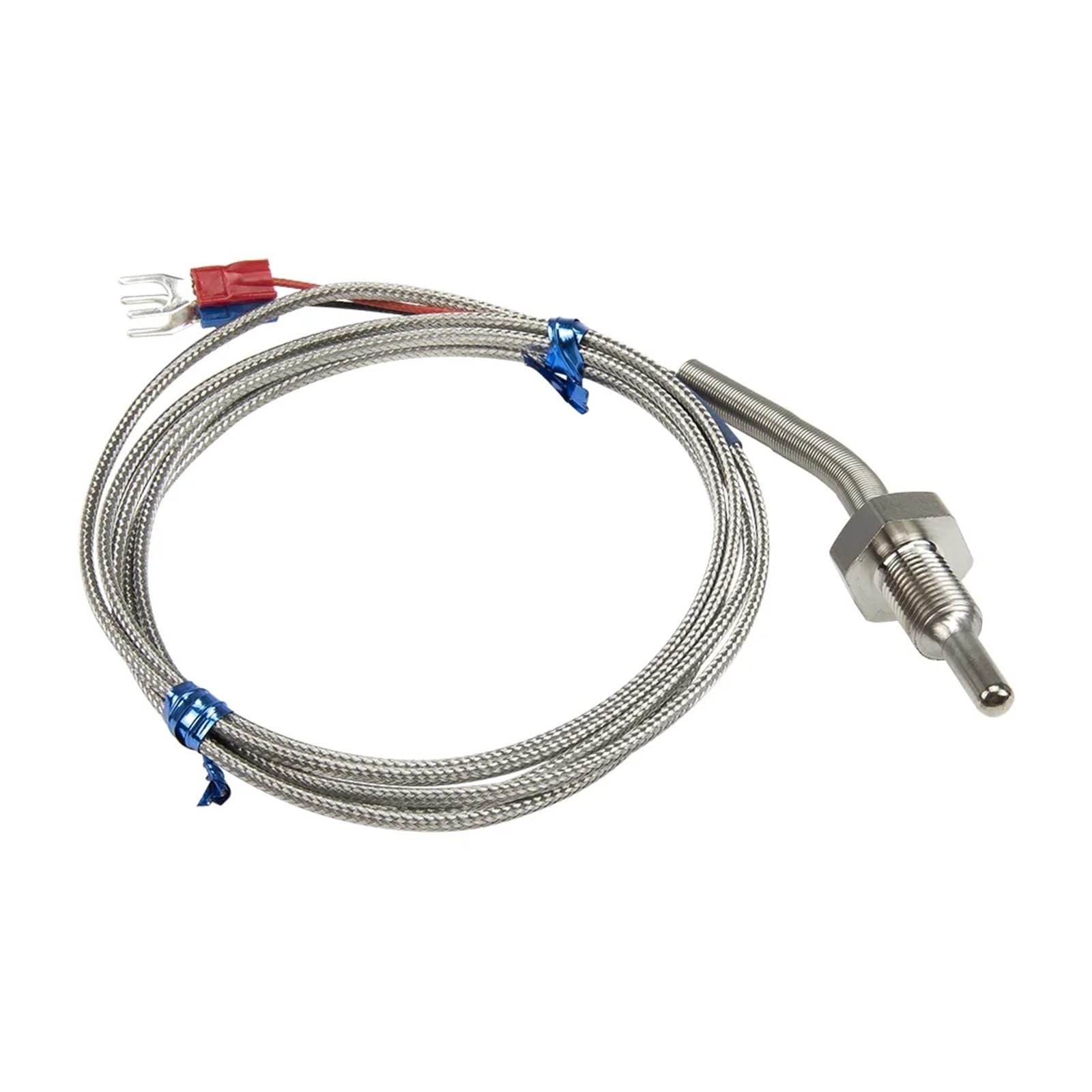 temperaturfühler K-Typ 30 mm Sondenlänge 1,5 m Kabel Thermoelement-Temperatursensor(M10 1)