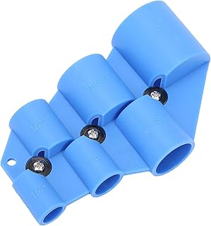 Pipe and Depth Gauge Tool, Pipe Deburring Tool Universal for Copper PEX, CPVC and PE‑RT Pipes for Various Types and Sizes Of Pipelines