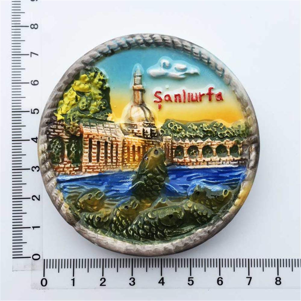 MUYU Magnet Oludeniz Beach Fethiye - Imán para Nevera con Forma de Pavo en 3D, decoración del hogar y la Cocina, Adhesivo magnético, Regalo de Recuerdo de Fethiye Oludeniz Turquía