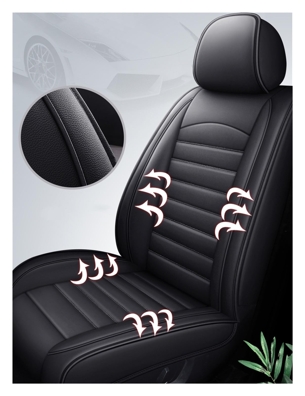 Zestaw pokrowców na siedzenia samochodowe do Skoda dla Superb do samochodu dla Fabia PU skóra pokrowiec na siedzenie samochodowe kierowca i podwójne siedzenie pasażera akcesoria wewnętrzne pokrowce na