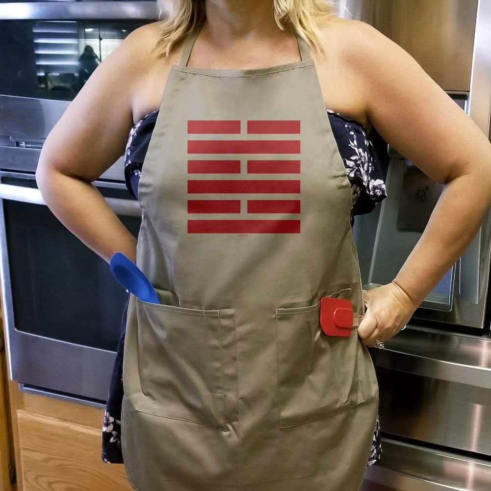 GRAPHICS & MORE G.I. Joe Snake Eyes Logo Apron with Pockets