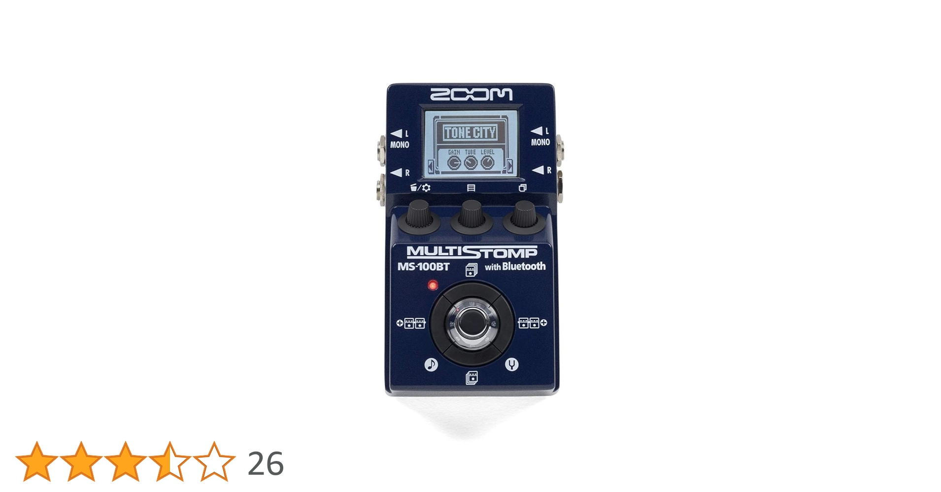 ギター ZOOM MS-100BT MultiStomp Guitar Pedal Zoom MS-100BT MultiStomp Guitar Pedal with Bluetooth | Zoom