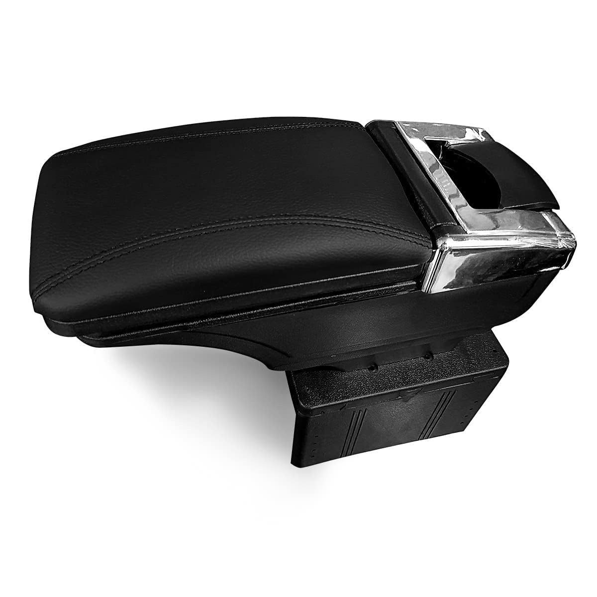 YASH Enterprises Car Armrest Black Colour with Glass Holder & Ashtray, Suitable for - TATA Zest/NEXON/ECO Sports-image-2