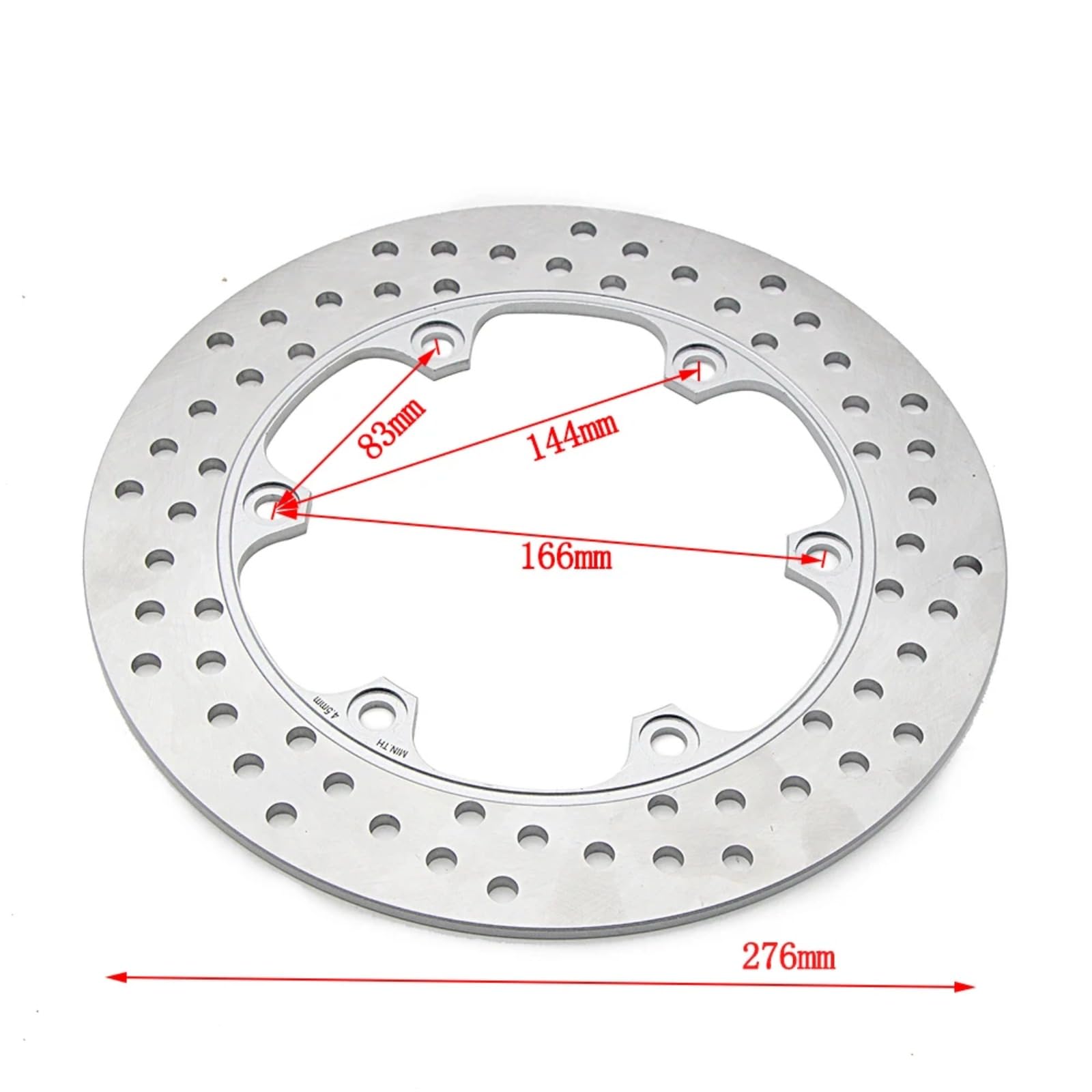 Disco de freno trasero de motocicleta,Para Honda NT650 NT700 Para Deauville VT1100 C2 C3 CB1000 CBR1000 CB1300 SC40 CB1300 F1 SC40 NT700 VA6sc