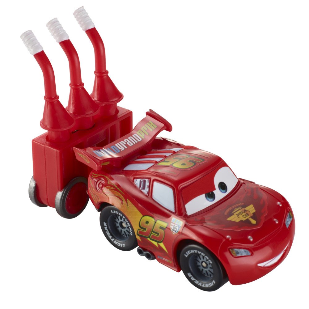 Cars 2 Action Agents Lightning McQueen with Fuel Car Launcher Vehicle