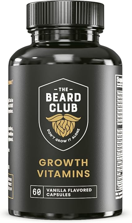 Amazon.com: The Beard Club | Beard Growth Vitamins | Promote a Fuller