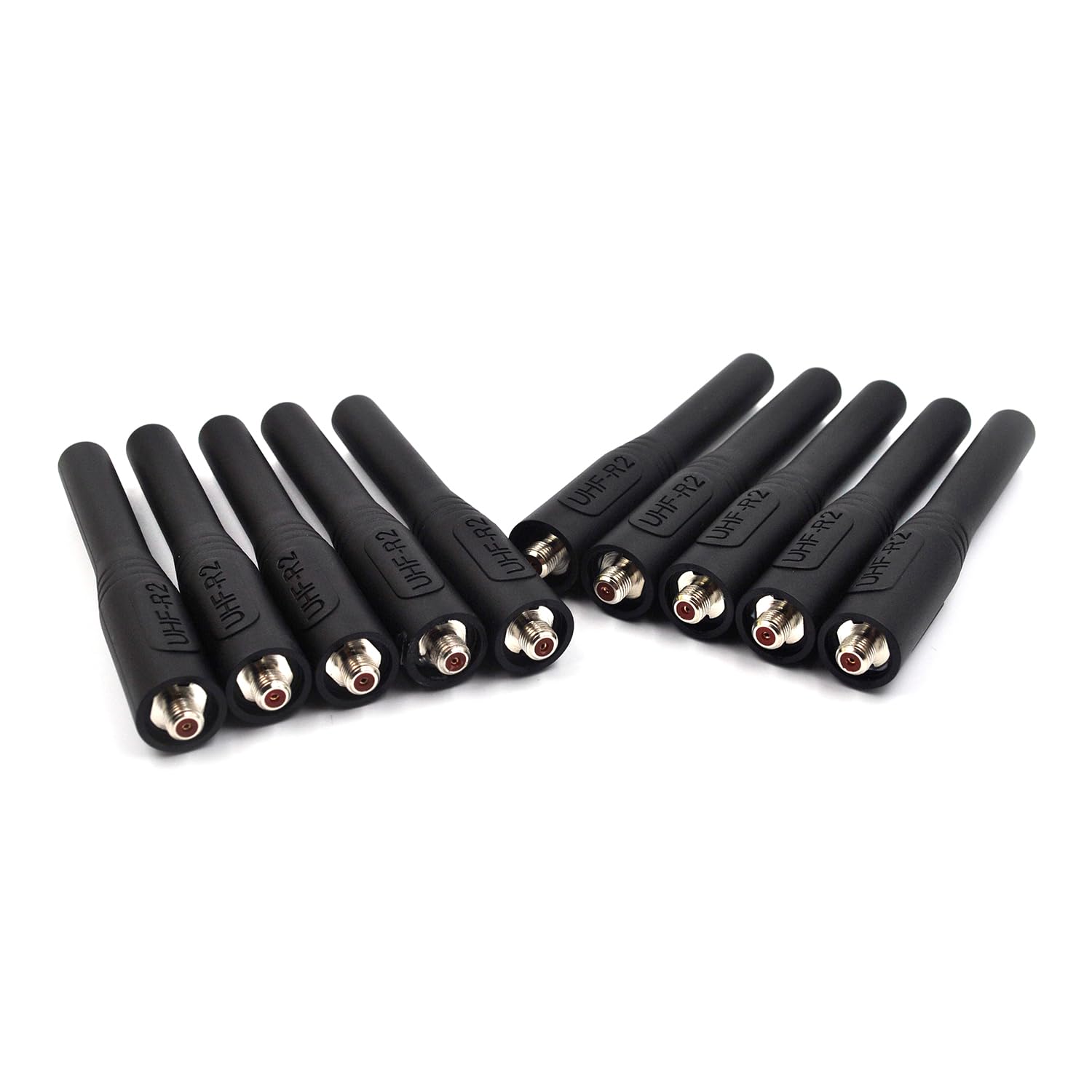 (10-Pack) UHF 400-470MHz Stubby Antenna for Motorola RDU2020 RDU2080D RDU4100 RDU4160D RDV2020 RDV5100 CP110 EP150 XTNI A10 A12 RDX Two-Way Radio 3.5inch