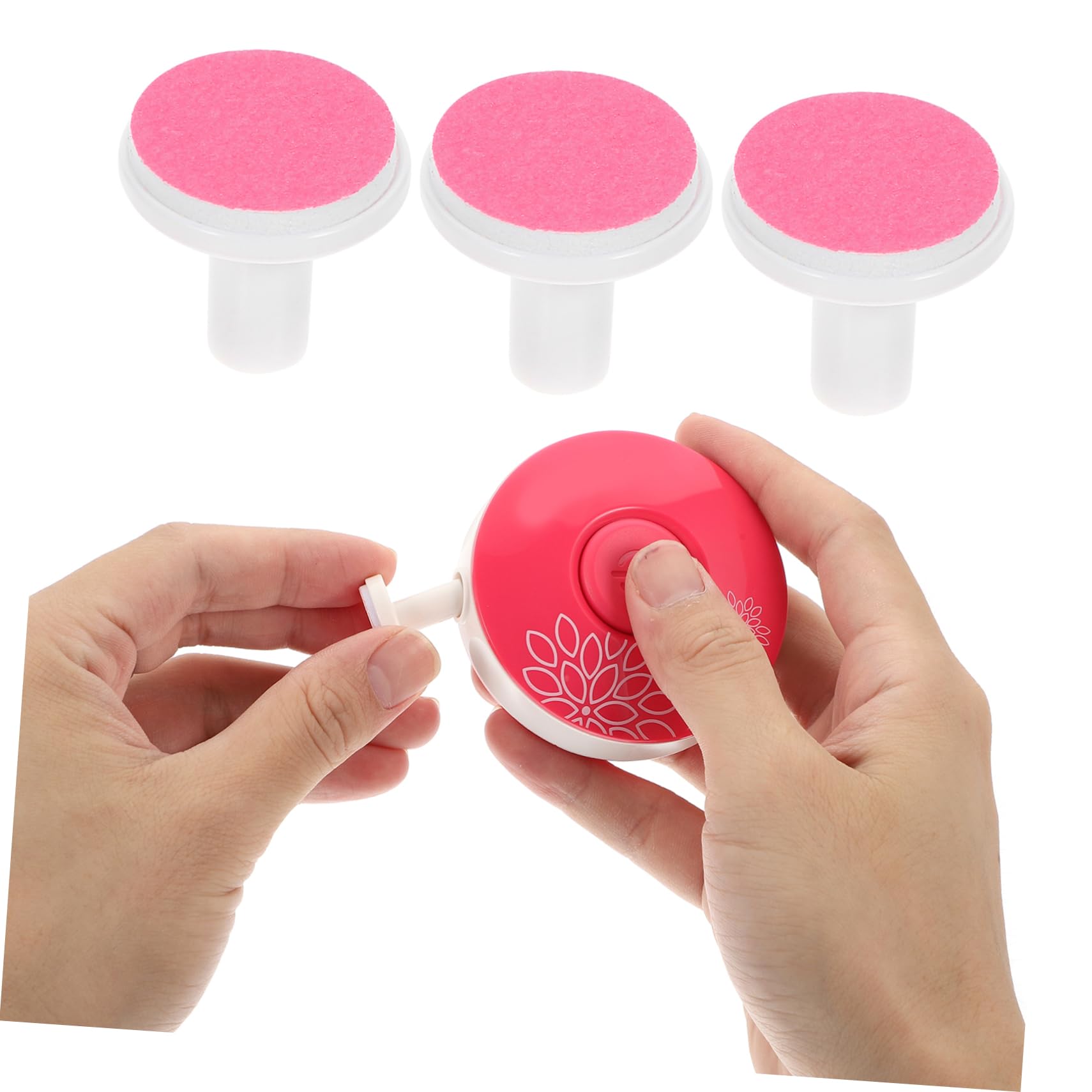 Mikikit Almohadillas para Pulir Uñas de Ñiño 12 Piezas Cabezales de Repuesto Eléctricos, Diseño Conveniente y Fácil de Reemplazar para Cuidado Seguro