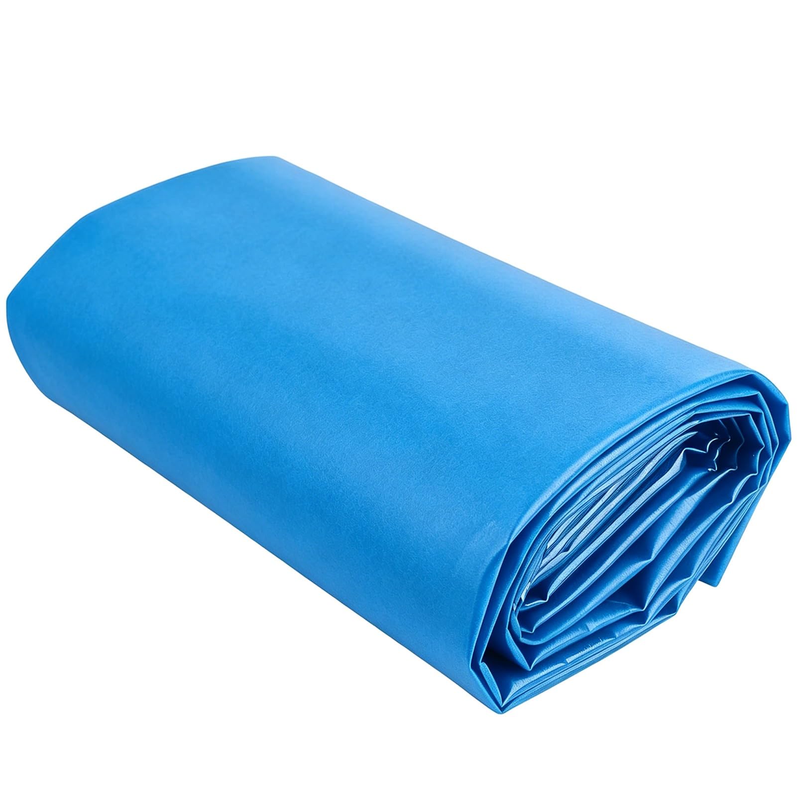 Yopappol Pond Liner Underlay, Flexible HDPE Waterproof Tarp, Blue HDPE Waterproof Film for Koi Ponds, Lotus Ponds & Aquatic Plants(4x6m(13.1x19.7ft))