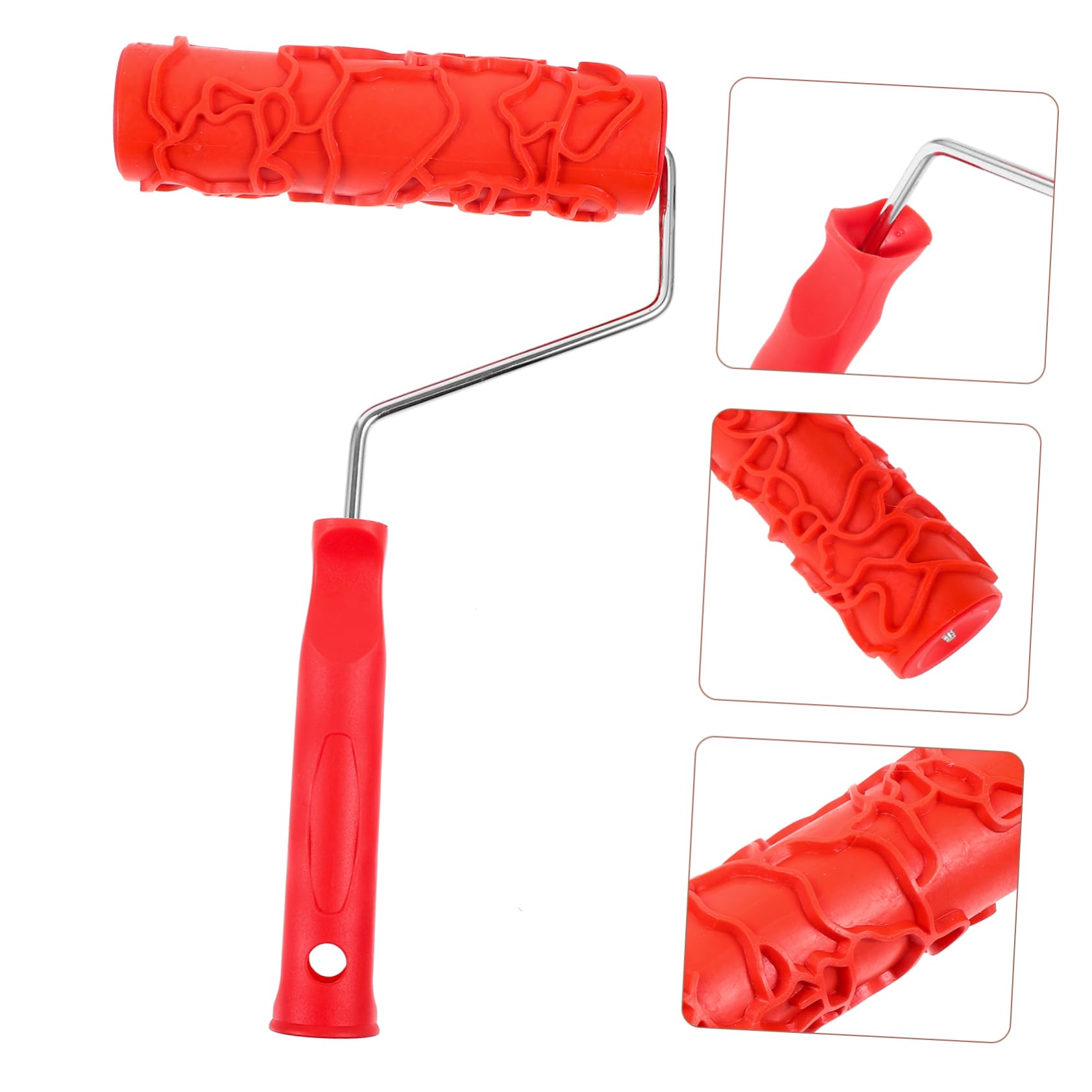 ARTIBETTER 5stücke Texturierter Farbroller Mit Griff Tragbarer Musterroller Für Kreative Wanddekoration Für Einzigartige Wandtexturen Und Diy-projekte