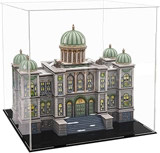 Self-Assembly Acrylic Display Case,Deluxe Dustproof Showcase,Cube Countertop Box for Pop Figures Collectibles Toys,Need Remove The Protective Film (12x12x12 inch; 30x30x30cm)