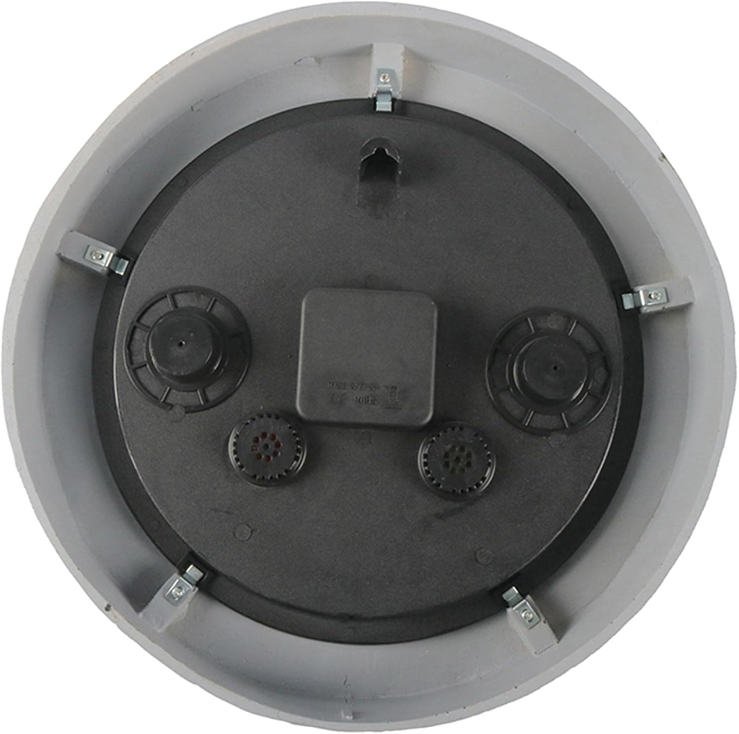 14 Inch Large Outdoor Indoor Clock, Waterproof Wall Clock with Thermometer, Weather-Resistant Non-Ticking Battery Operated Decor Clock for Patio, Pool, Garden,Bathroom