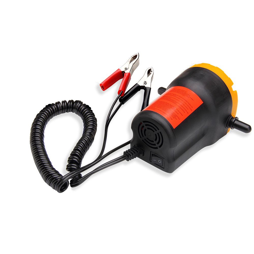Monzana Pompe à vidange Extraction Huile Diesel Aspiration vidange Auto Huile 12V 80W