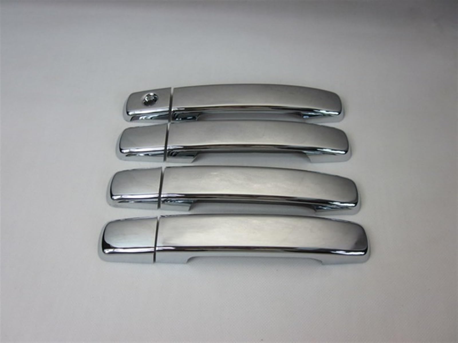 KJHOPY for Nissan for Navara D40 for Frontier 2005-2015 ABS Chrome Door Handle Covers Trim Exterior Door Handle