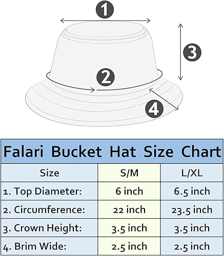 Miniatura 2 de Falari - Sombrero de algodón unisex para hombre y mujer