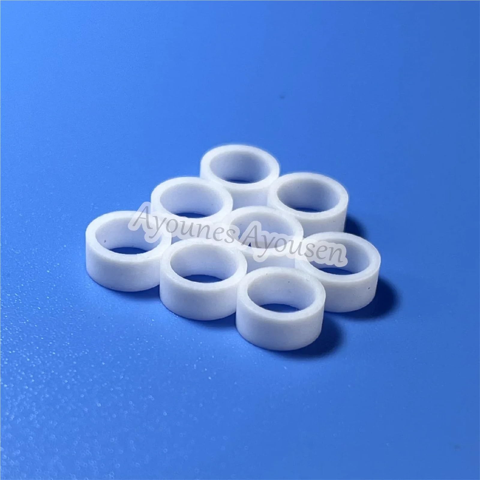 układ paliwowy 100 sztuk uszczelek PTFE do wtryskiwaczy paliwa GDI 7,8 * 6,1 * 3,4 mm AY-P3086