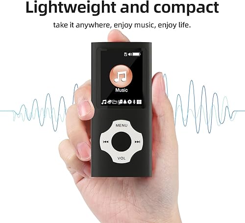 Miniatura 4 de El reproductor de MP3 es un reproductor de música portátil con una tarjeta micro sd de 32 GB, pantalla de 1.8 pulgadas, con radio FM, grabación,