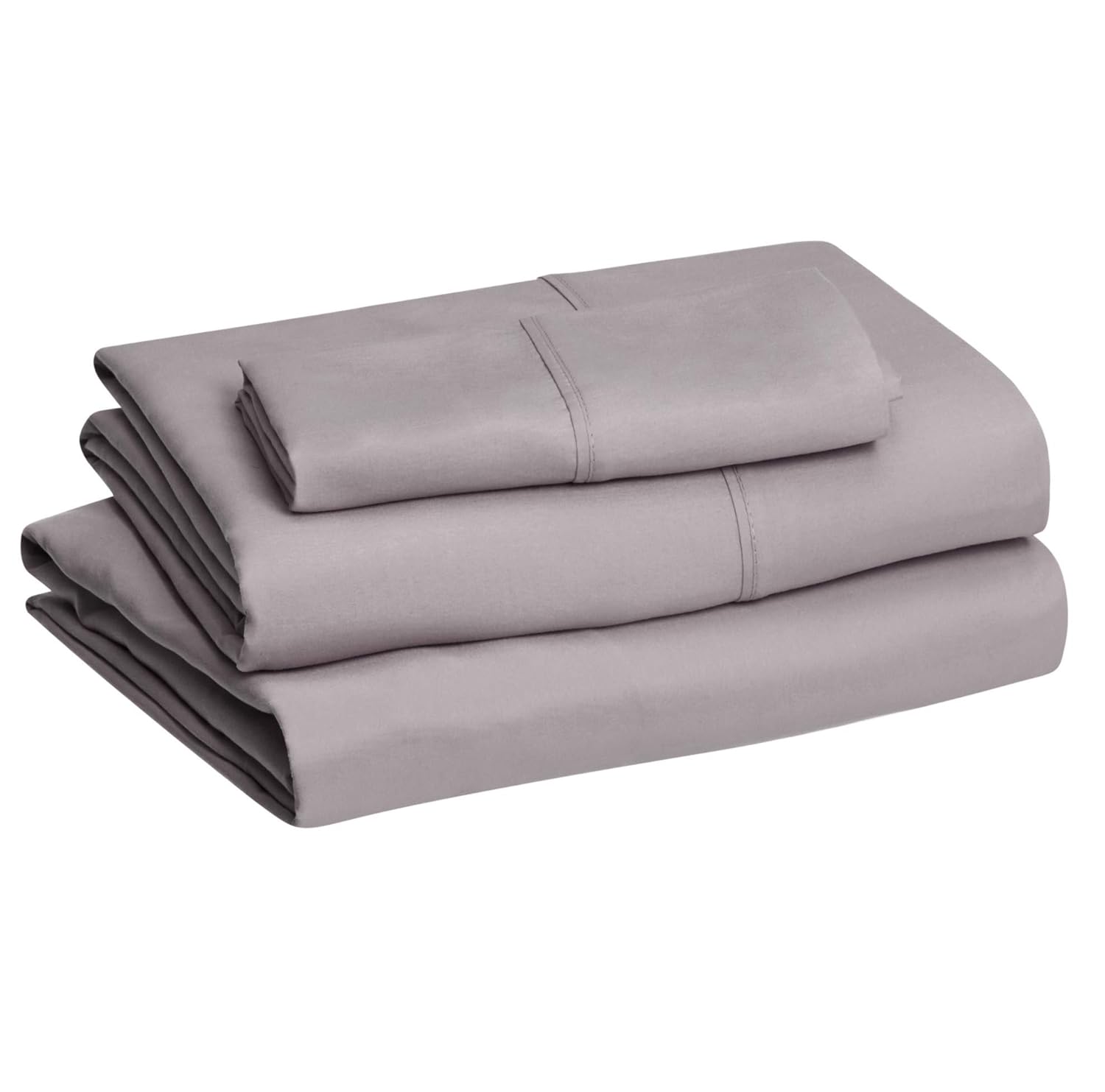 Buy AmazonBasics Microfiber Sheet Set Single Large, Dark Grey, 4Pack