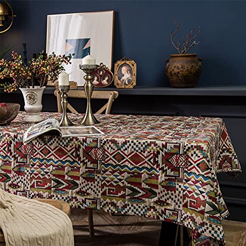 RAILONCH Tafelkleed afwasbaar, boho stijl tafelkleed, vuilafstotend, onderhoudsarm, tafeldecoratie, voor keuken, tuin… - Image 5