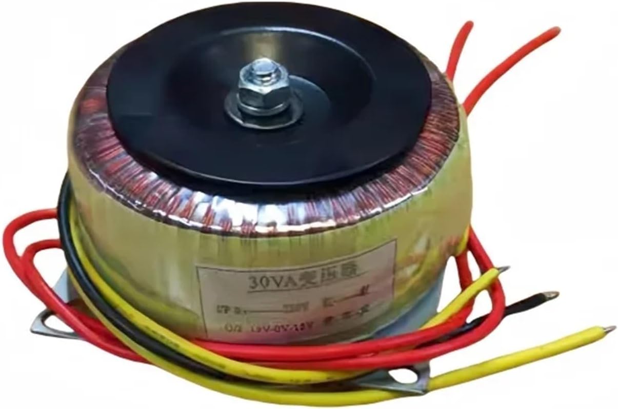 1PCS 50W Toroidal tansformer 110V 127V 220V 230V to 220V 55V 65V 35V 45V 24V 12V Audio Isolation Transformer(0-24V,Input 120V)