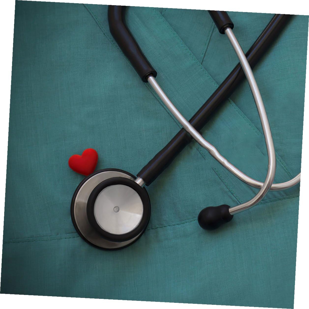 4pcs Stethoscope Diaphragm Parts Replacement Pediatric and Adult Suspended Membrane for Stethoscope Equipment Compatible with Hospital Use