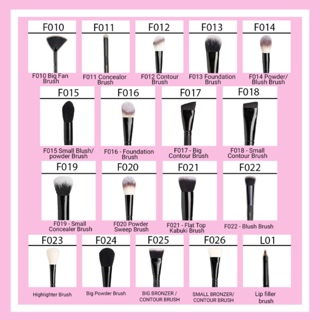 Cuffs N Lashes F015 Small Blush &Powder Brush | Professional Makeup Brush with Soft Bristles | Handmade in India | Cruelty-Free | Perfect for Blush and Loose Powder Application - Image 7 thumbnail