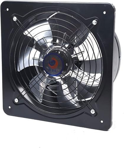 Miniatura 6 de Ventilador extractor de ventilación de 12 pulgadas, 750 W, 2800 rmin, ventilador de escape axial de metal industrial de bajo ruido, ventilador de