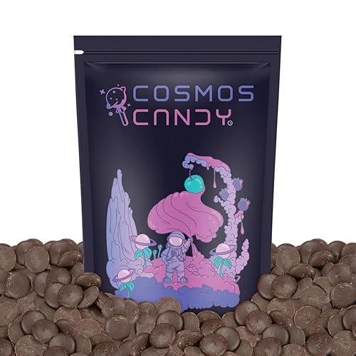 Ghirardelli - Obleas de chocolate 100% sin azúcar empaquetadas a granel por Cosmos Candy bolsa de 1 libra