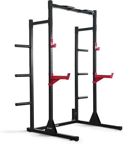 CAP Barbell Barra de potencia con barra de tracción y accesorios - Múltiples colores