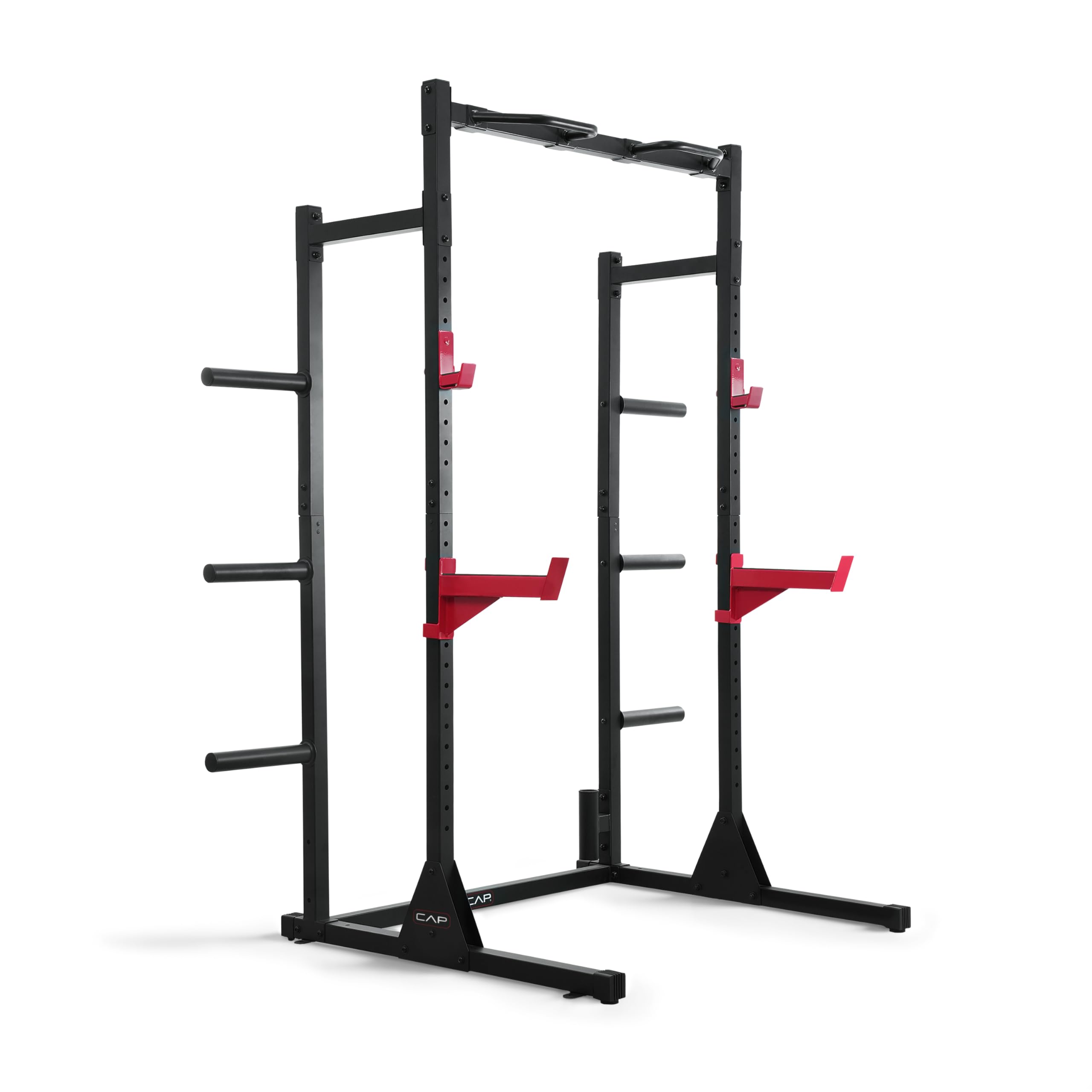 Cap Barbell Power Rack with Pull Up Bar & Attachments - Multiple Colors