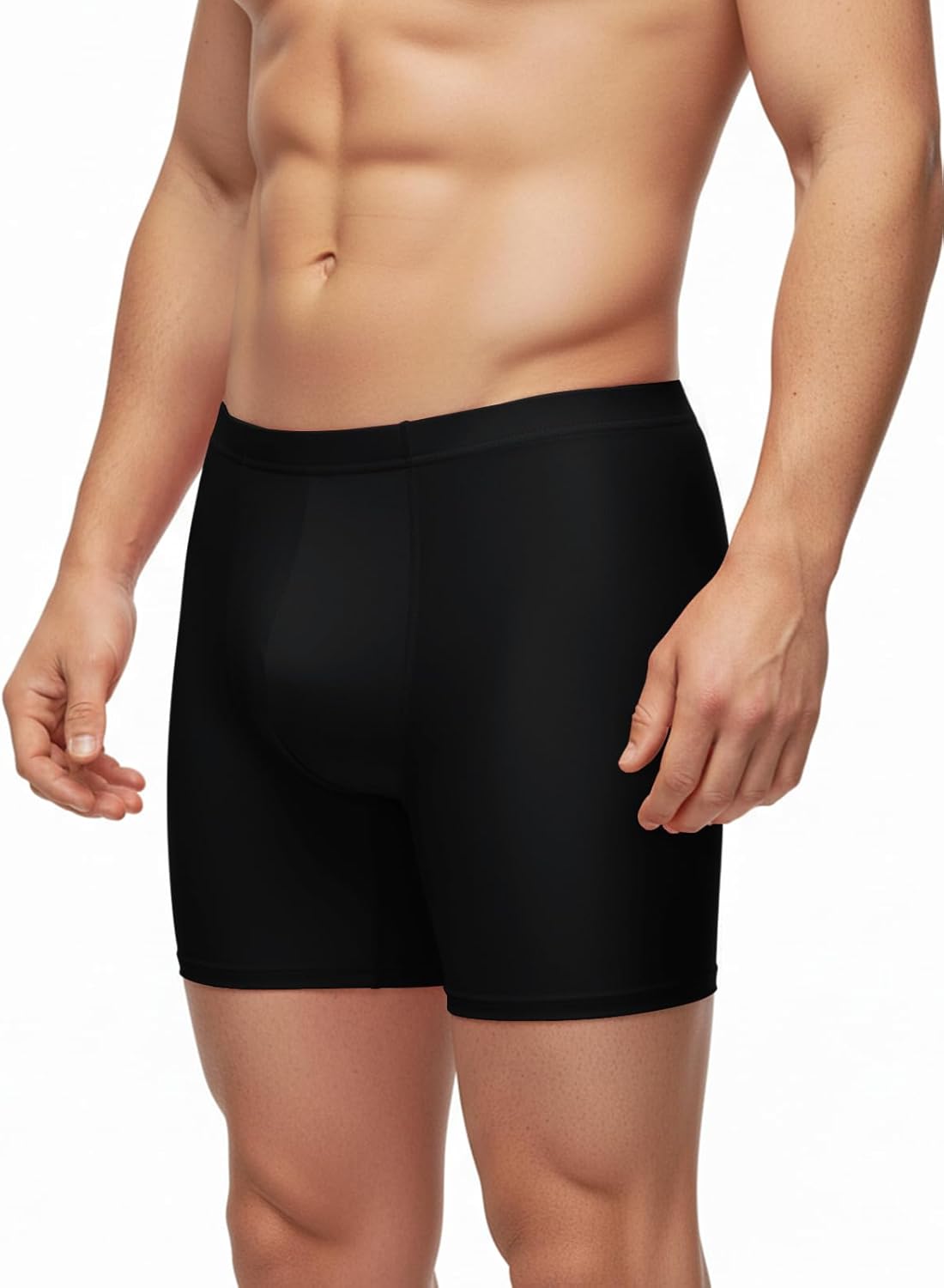 DEVOROPA Men's Swim Jammers Athletic Swimwear Racing Training Team Swimsuit Lap Competition Long Swimming Shorts Size 28-40 - Image 2