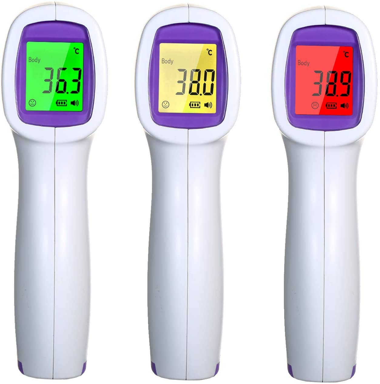FR600 - Termometro per la fronte, per neonati e adulti, 32 °C-42 °C (89.6°F ~107.6°F)