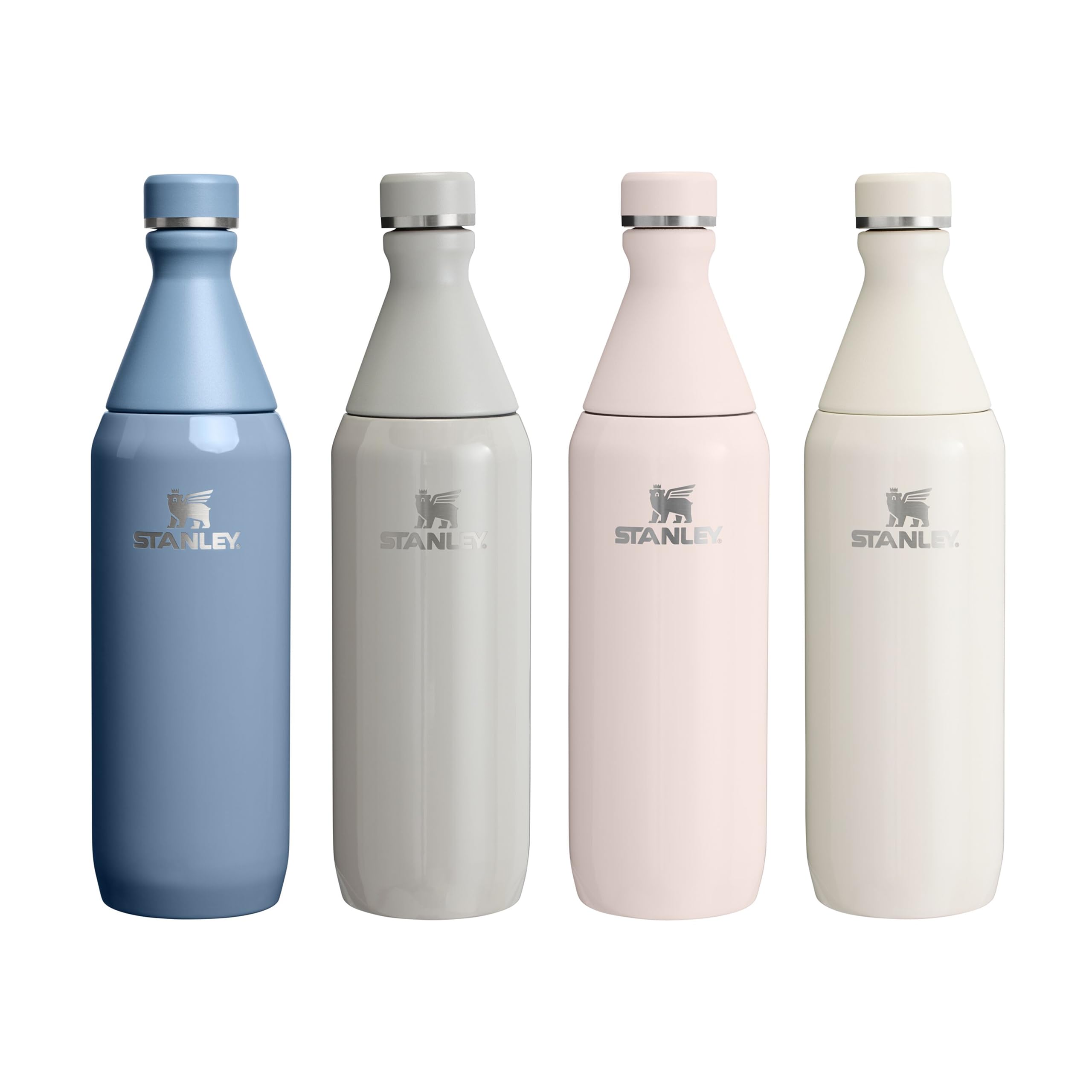 Stanley 1913 The All Day Slim Butelka na Wodę 0.6L - Indigo Gloss | Zimny przez 6 godzin - Mrożony przez 11 godzin - Stal nierdzewna z recyklingu wolna od BPA - Szczelny - Można myć w zmywarce