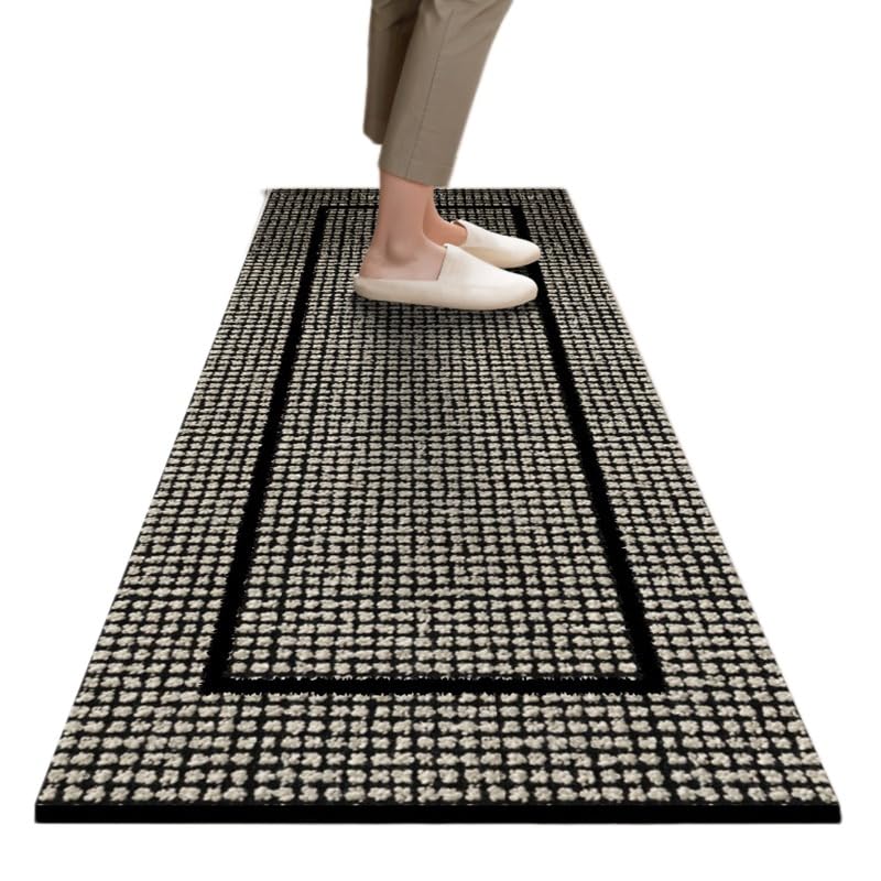 Tapis cuisine antidérapant absorbant et imperméable pour tapis de sol couloir long
