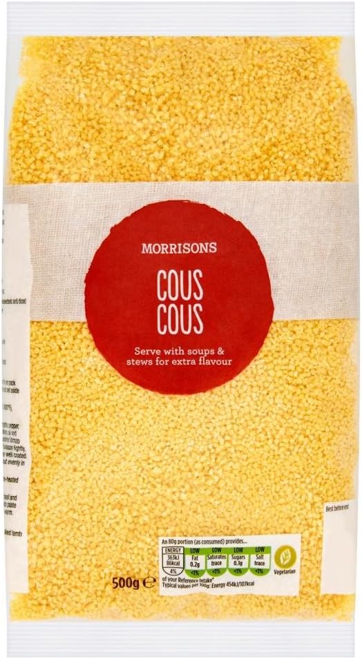 Morrisons Wholefoods Cous Cous, 500g Amazon.co.uk Grocery