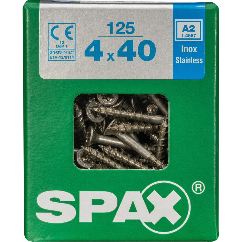 SPAX 4197000400407 40 mm Schrauben 125 Stück