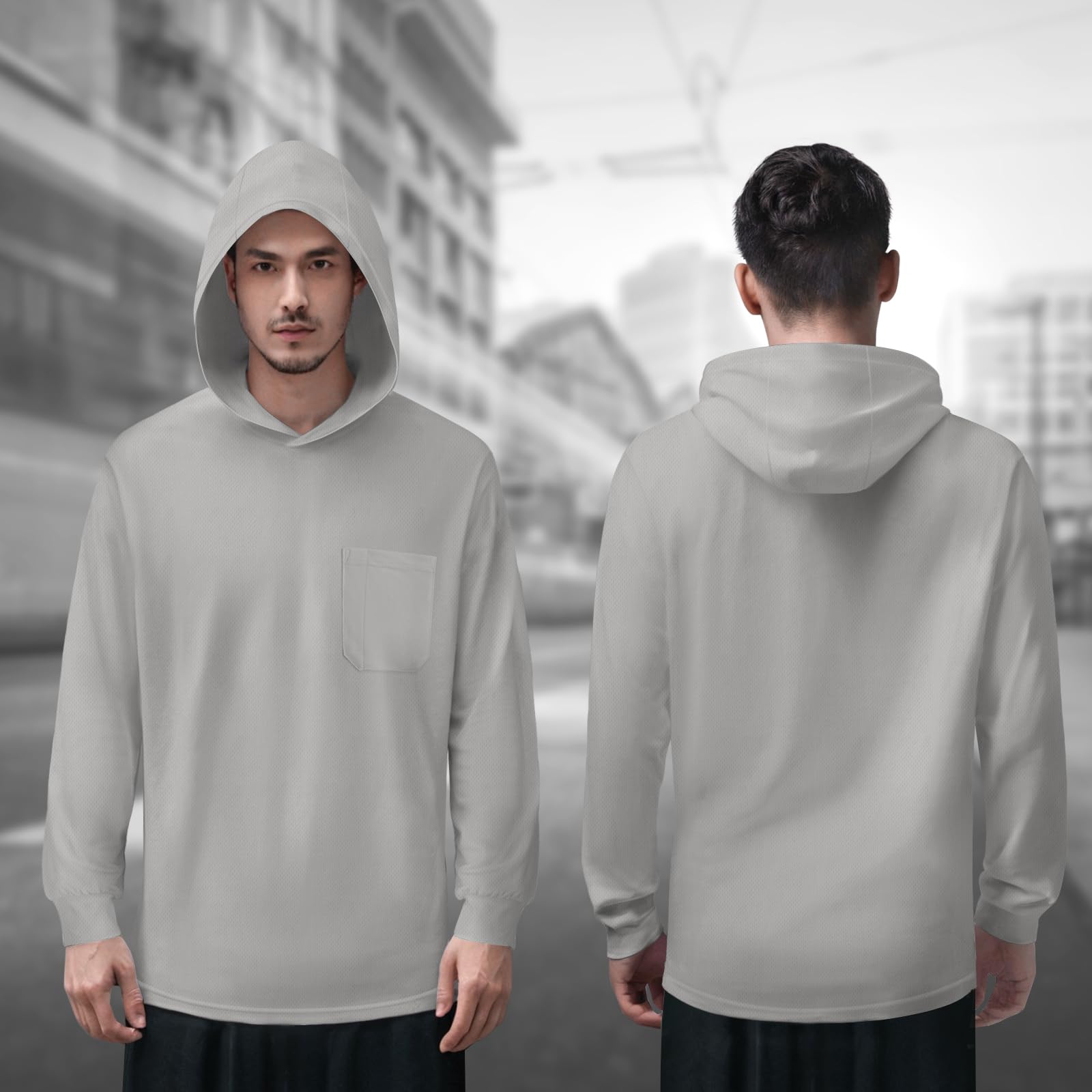 TCCFCCT Chemise de sécurité haute visibilité pour homme