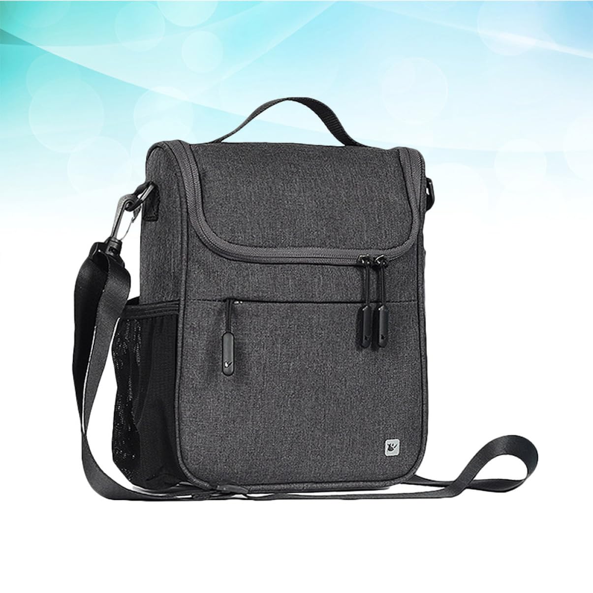 Toddmomy Bolsa para Manillar de Bicicleta Gran Capacidad de Frontal para Coche Eléctrico Accesorios Profesionales de Ciclismo Cremallera Oscuro Varios Estilos