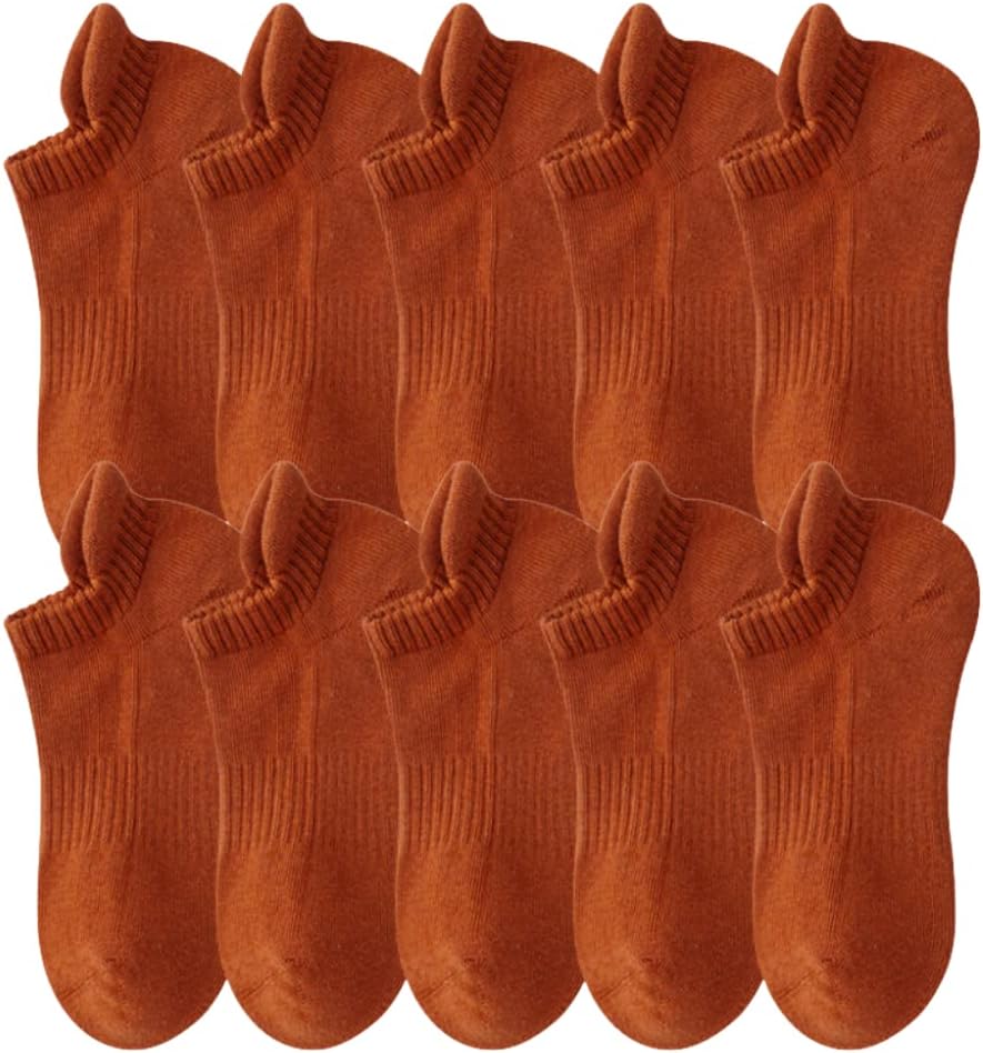 Ankle Socks Womens Athletic Thick Cushioned Running Low Cut No Show Athletic Sports Sokcs 4-12 Size