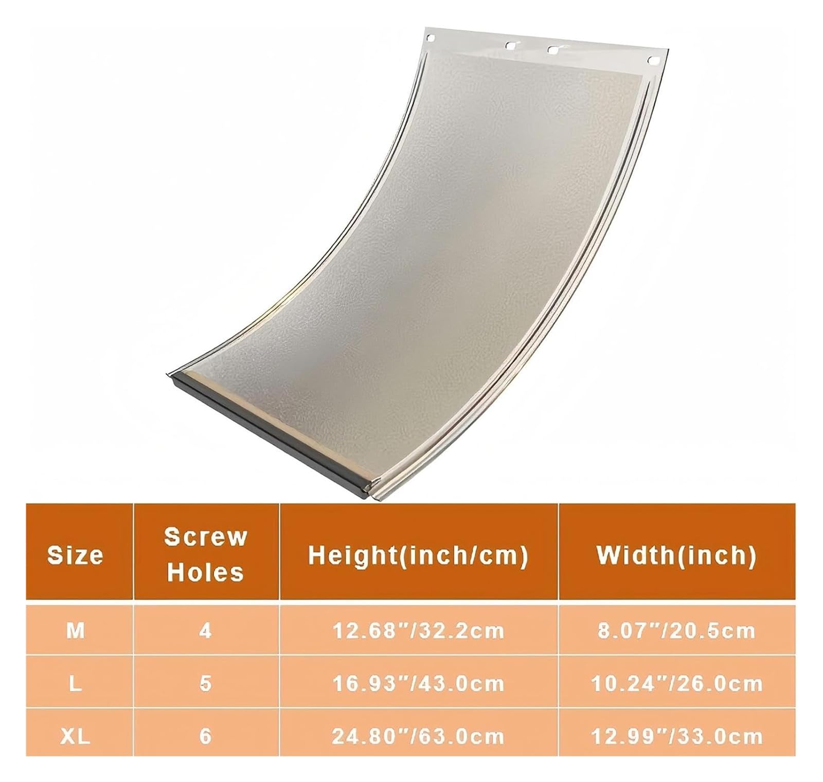 Rabat de remplacement en vinyle for chatière 24 7/8" x 13 1/8" XL