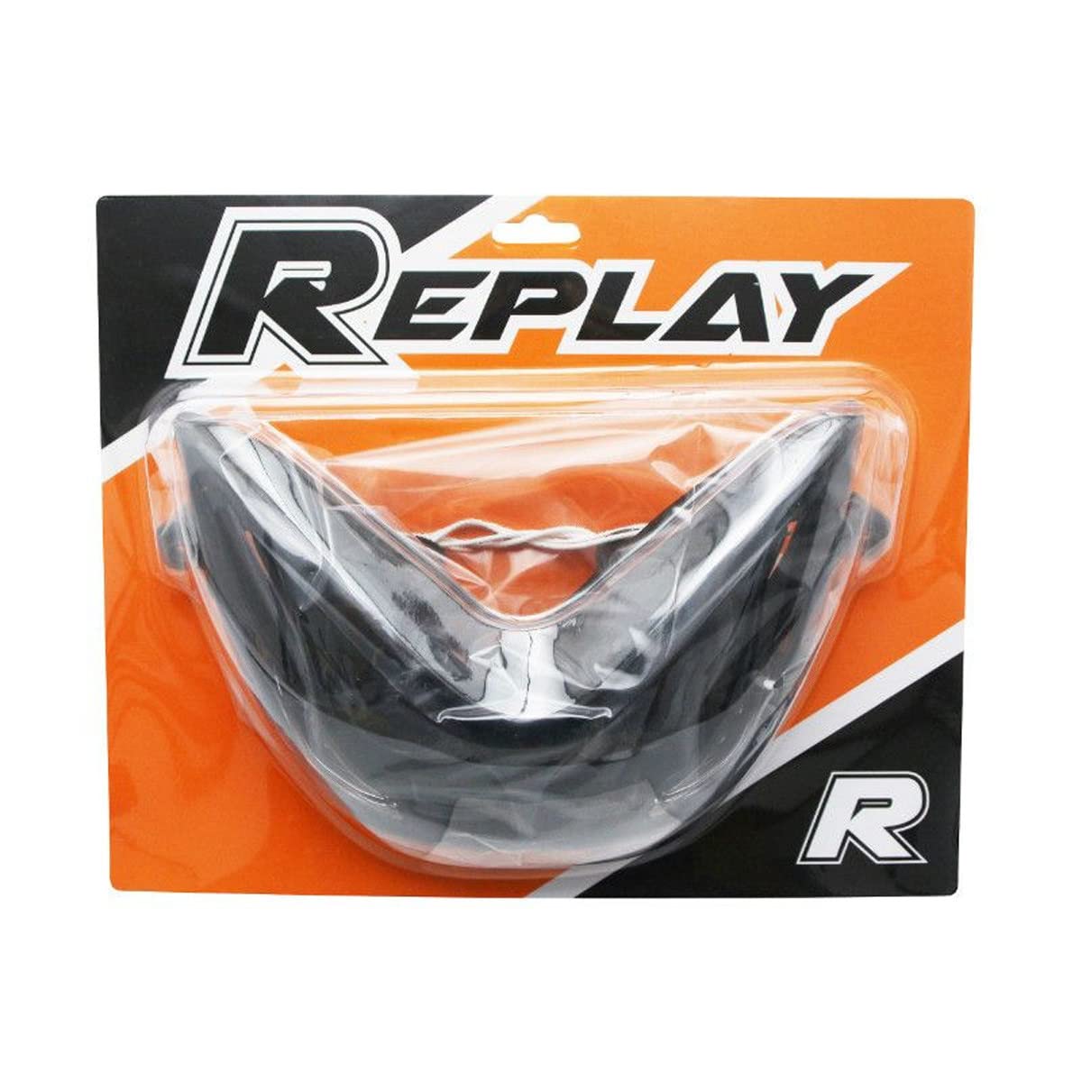 REPLAY - DOBLE OPTICA REPLAY RR8 PARA MBK 50 ---NITRO-YAMAHA 50 AEROX NEGRO CON LEDS BLANCOS