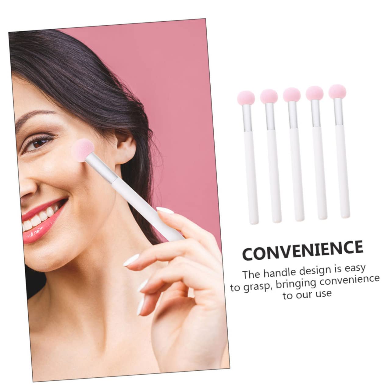MAGICLULU Set Di 5 Pennelli Per Il Trucco Morbidi E Soffici Mini Puff Per Asciutto E Bagnato Essenziali Per La Bellezza 5 Pezzi*5